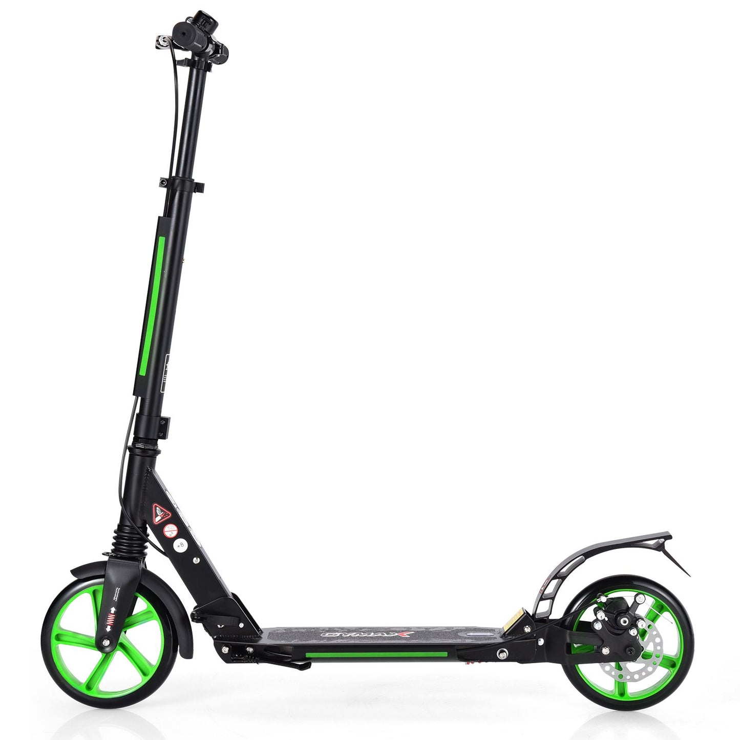 Klappbarer Kickscooter Mit Klingel & Ständer Höhenverstellbarer Scooter Roller Tretroller