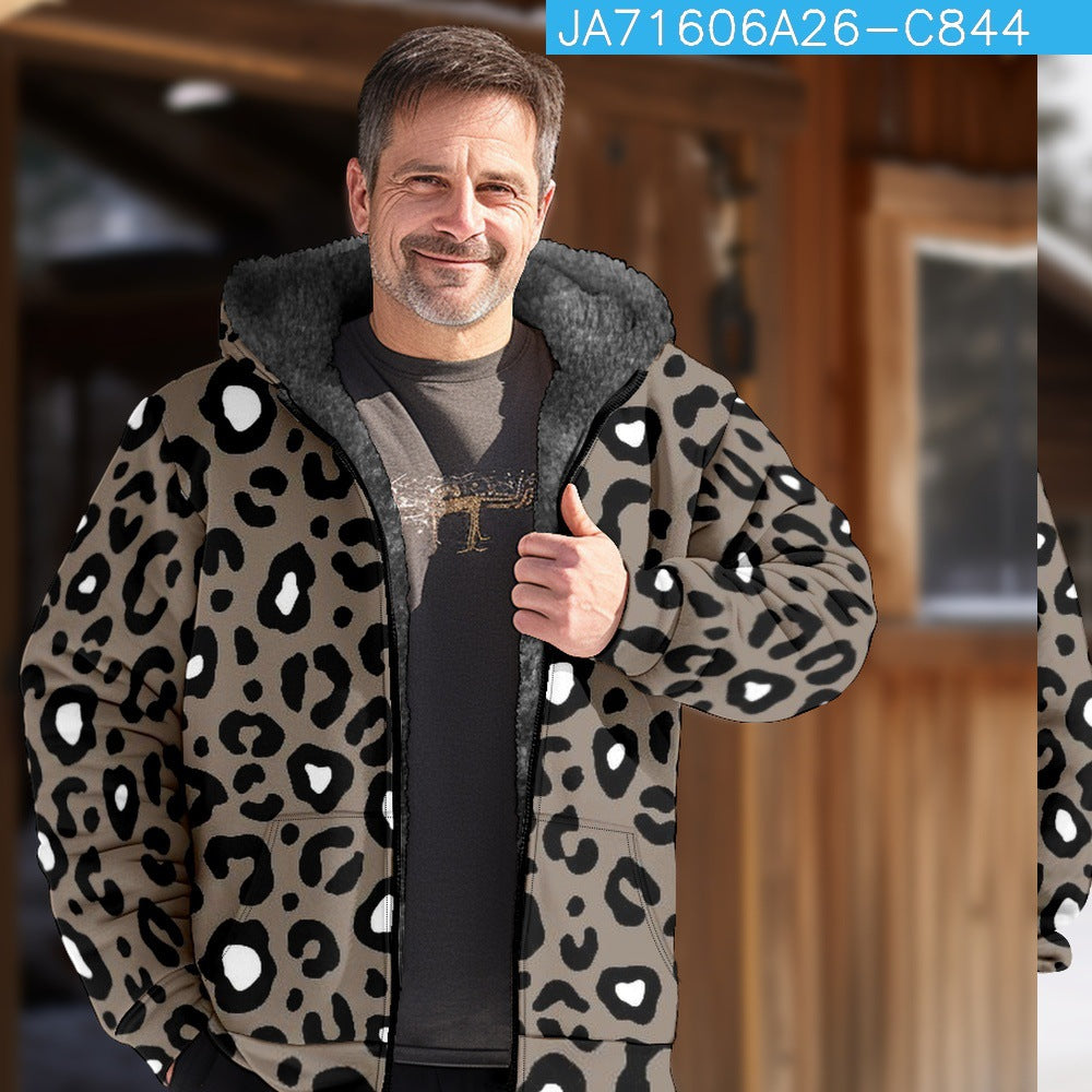 Fleece-lined Thickened Winter Clothes Cotton-padded Coat Jacket
