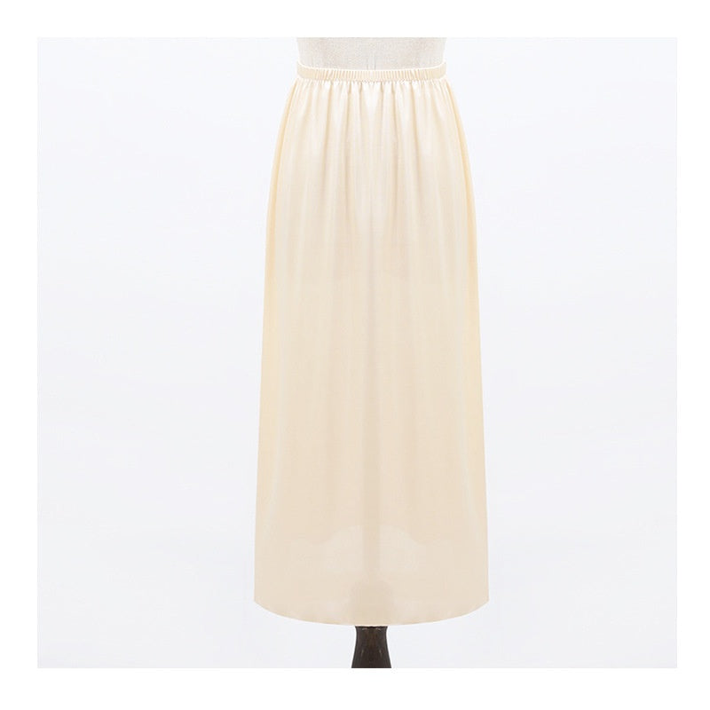Thin Silk Inner Wear Bottoming Skirt 75cm