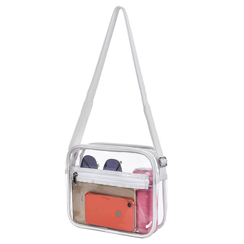 Transparent Crossbody Messenger Bag For Portable Travel