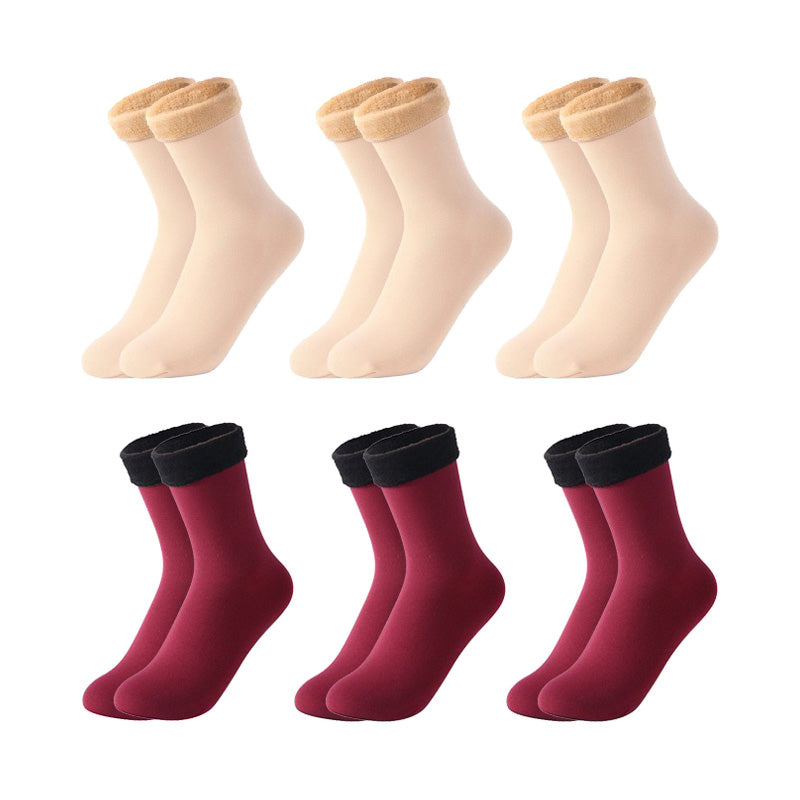 Winter Plush Snow Socks For Antifreeze And Warmth
