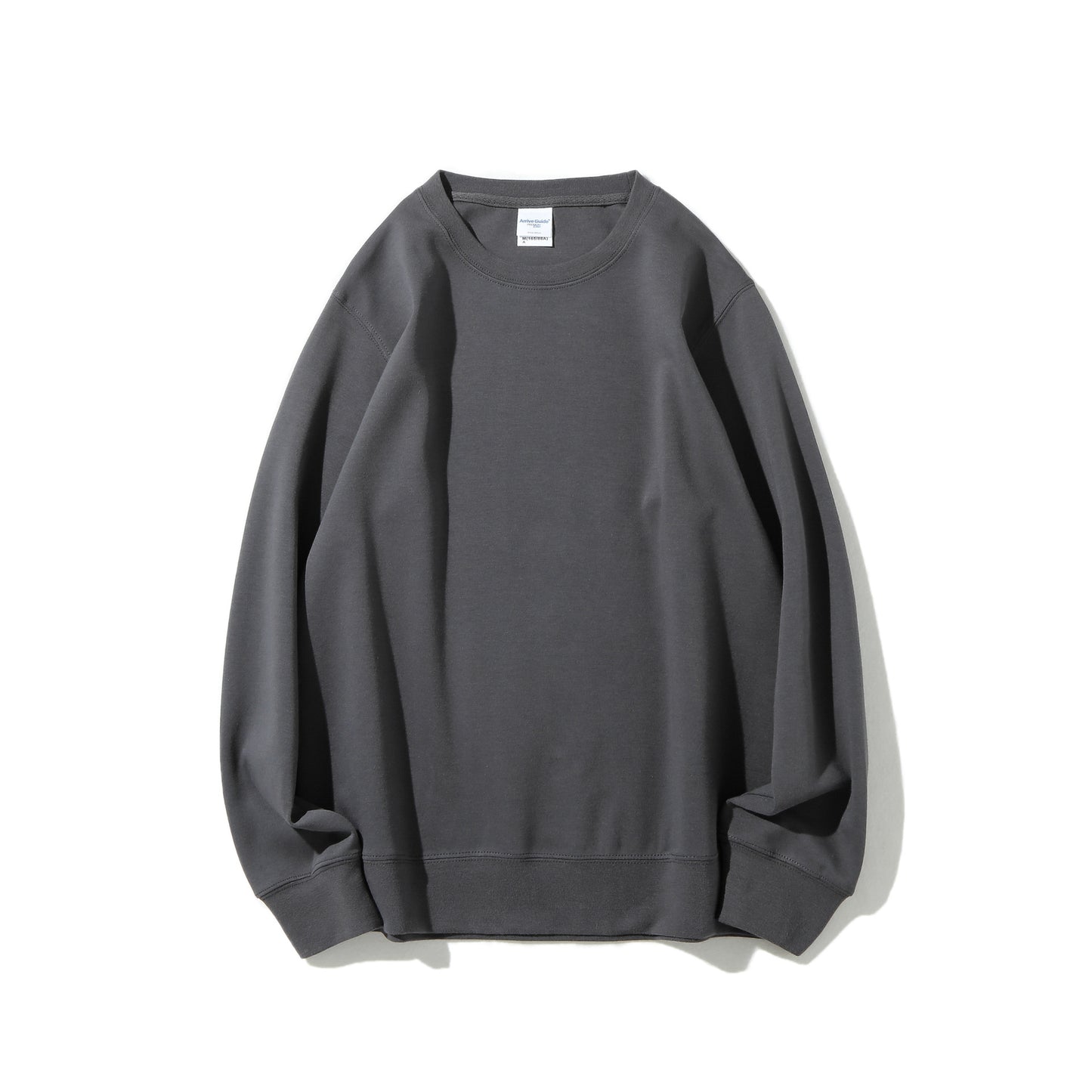 Solid Healthy Round Neck Sweater Long Sleeve