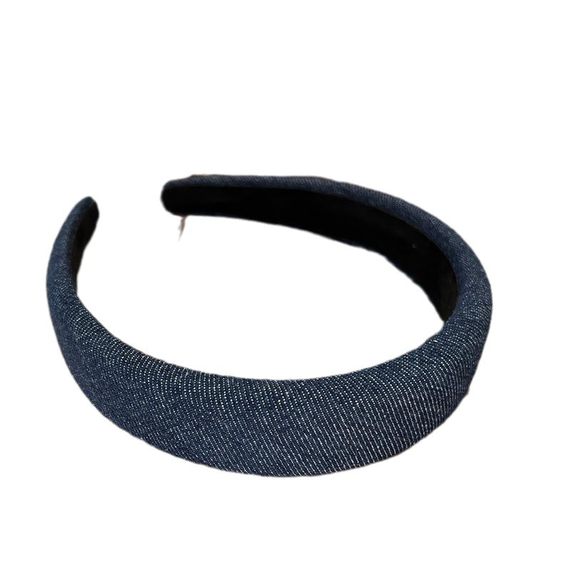 Women's Retro Minority Temperament Denim Fabric Headband