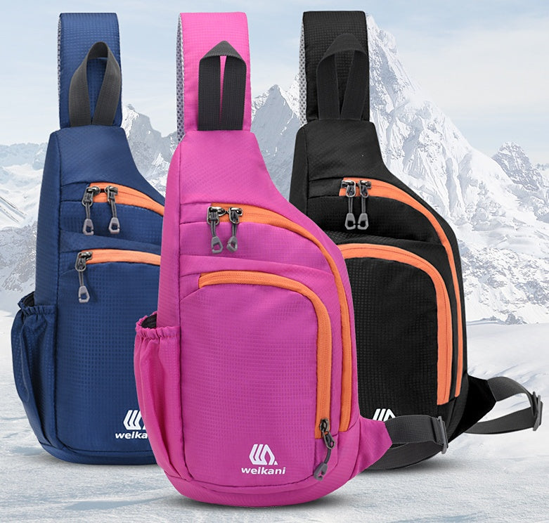 Spring New Outdoor Sports Water Bottle Chest Bag Light And Thin