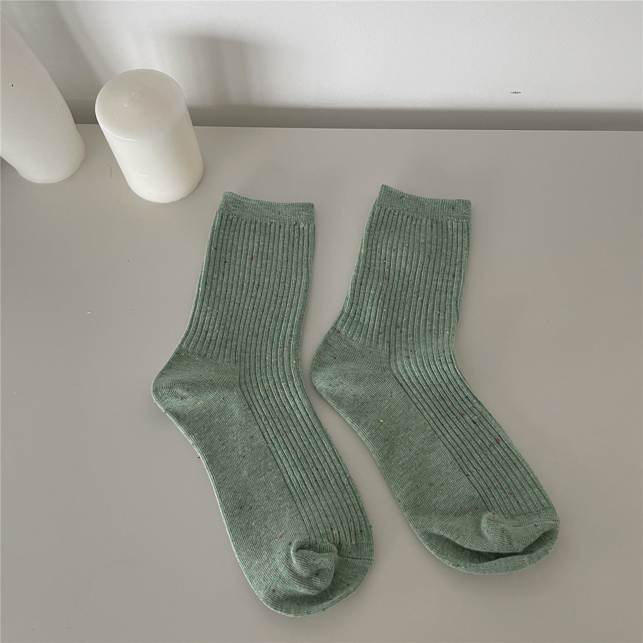 Sweet Girl Medium Tube Solid Socks