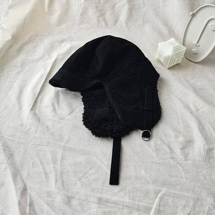 Ladies Vintage Fleece Ear Guards Hat