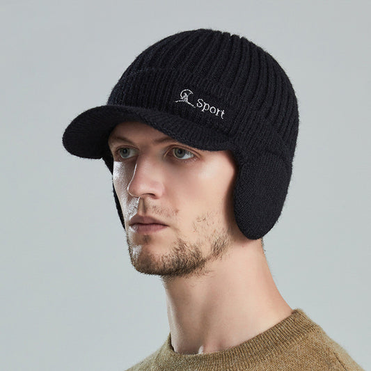 Korean Style Men's Pullover Warm Thick Duck Tongue
