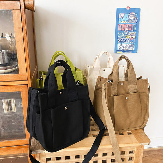 Retro Simple Large Capacity Canvas Messenger Bag