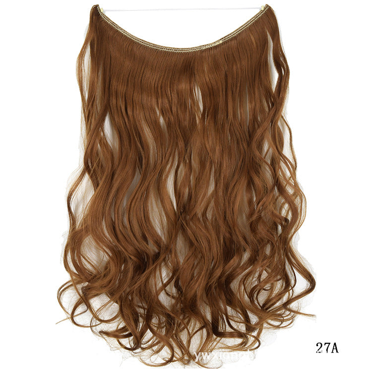 Women's One-piece Seamless Hair Extension Wig Set
