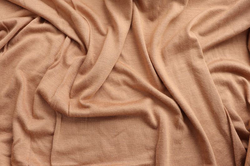 Monochrome mercerized cotton jersey scarf