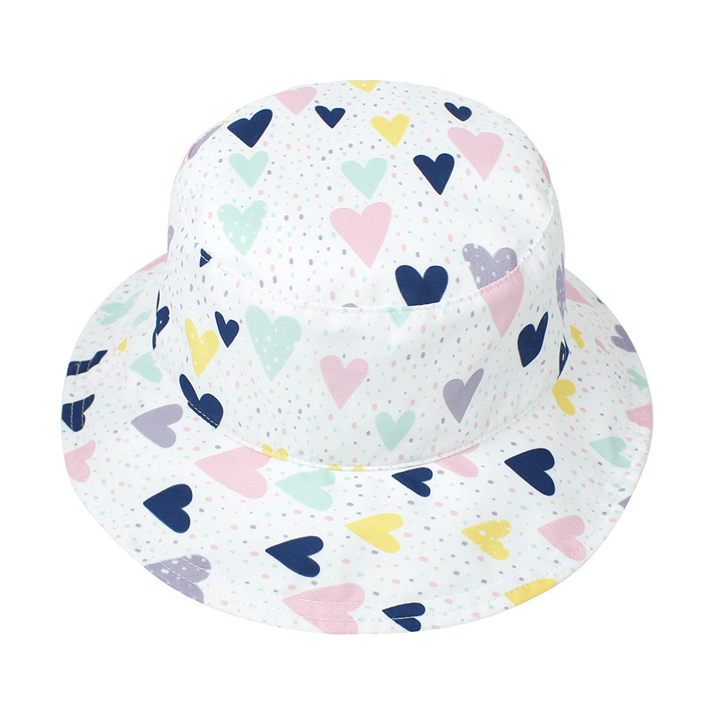 Children's Sun Double-sided Baby Bucket Hat
