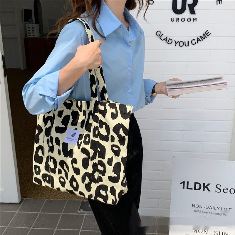 Large Capacity Canvas Bag Simple Women