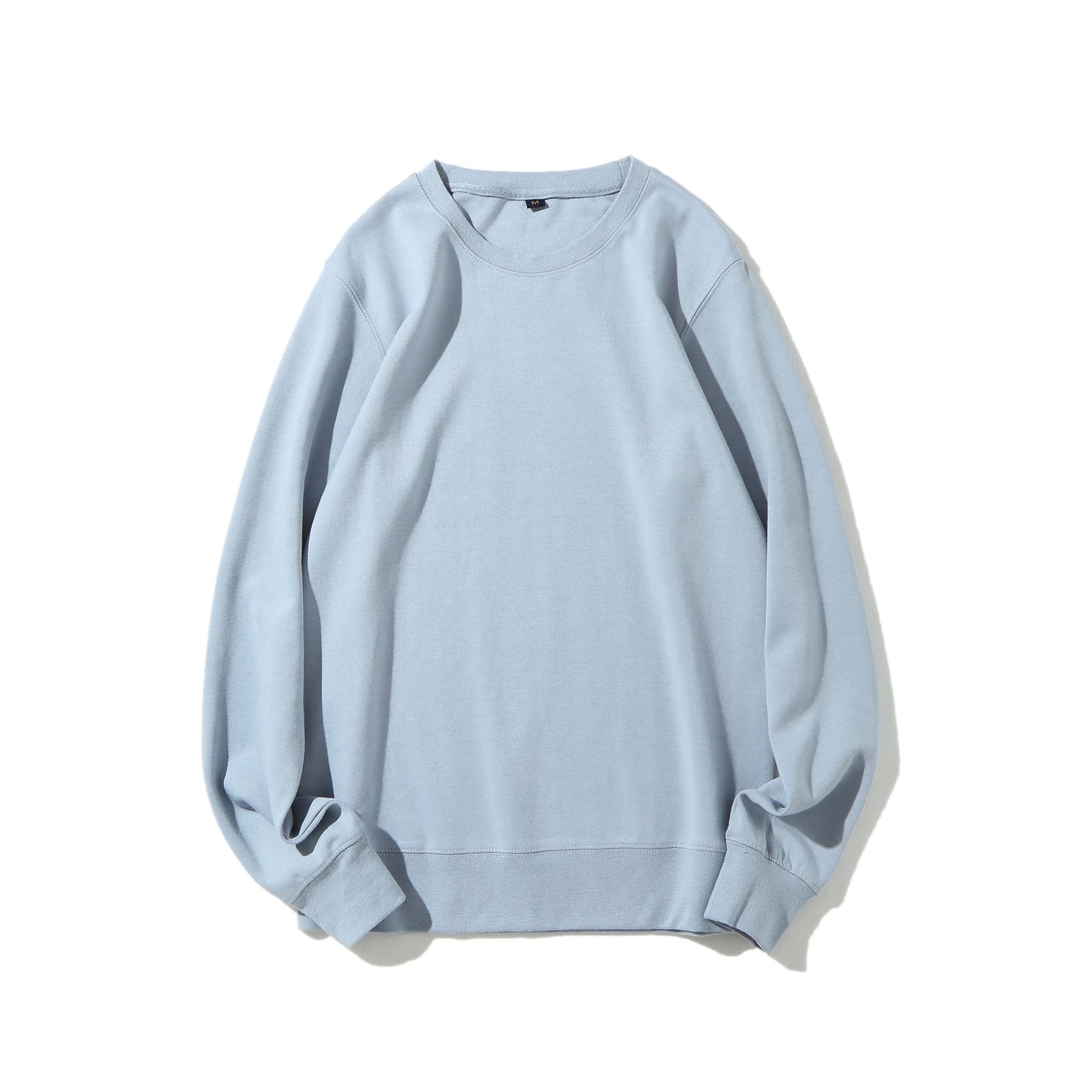 Solid Healthy Round Neck Sweater Long Sleeve