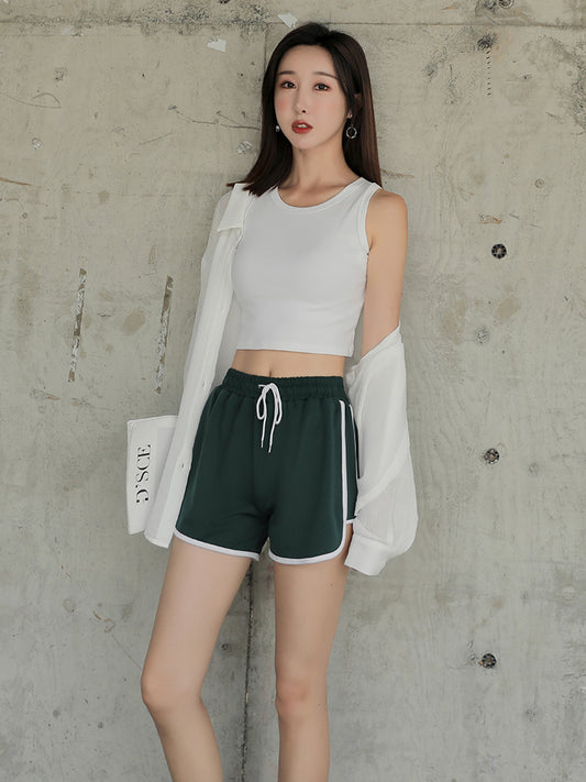 Versatile base wide-leg pants