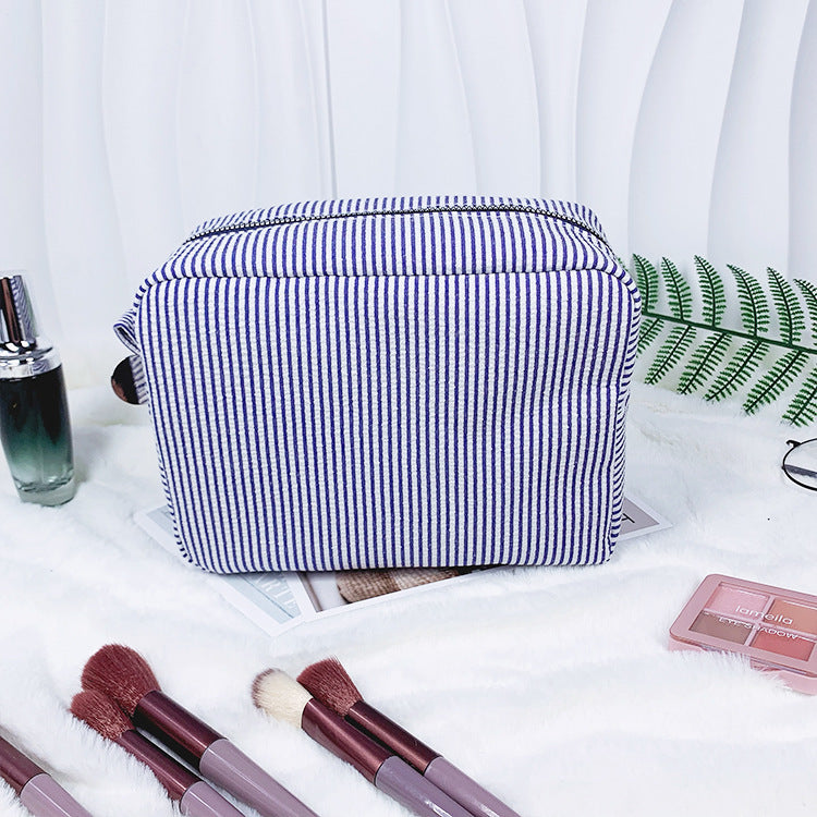 Personalized Embroidered Name Bubble-Chiffon Makeup Bag Portable