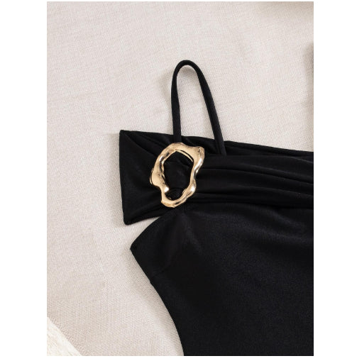 Strappy One-piece Swimsuit Women's Swimwear
