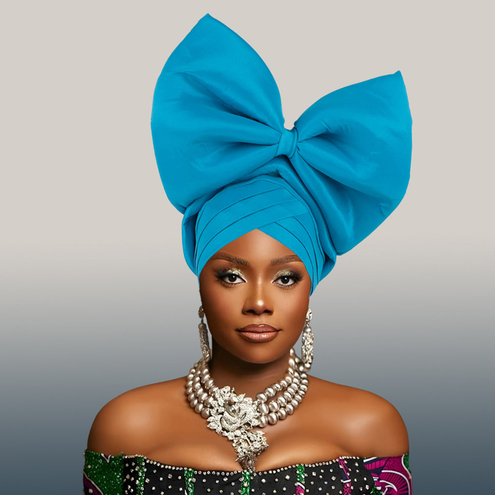 Headdress Wedding Big Bow Tam-o'-shanter Baotou