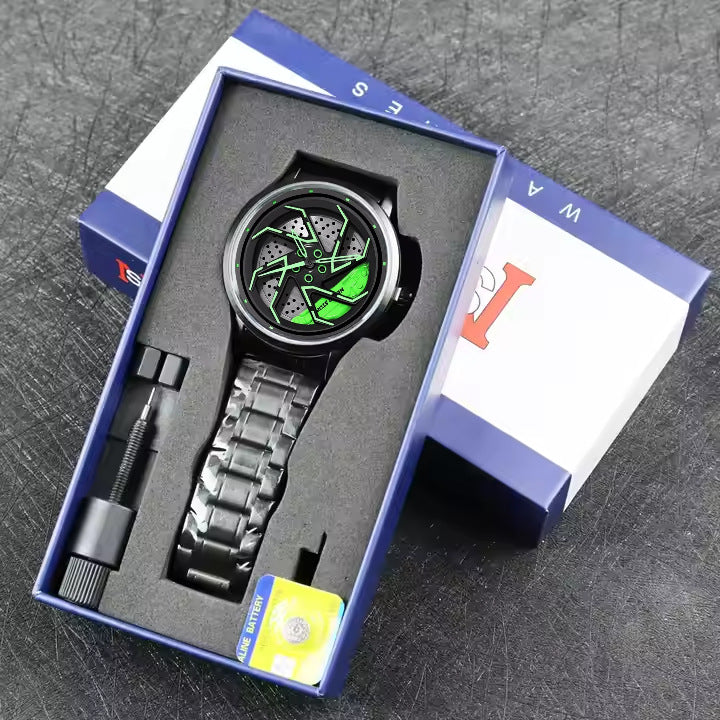 Stylish And Cool Quartz Mens Watch With A Steel Bandtrendy And Fashionable