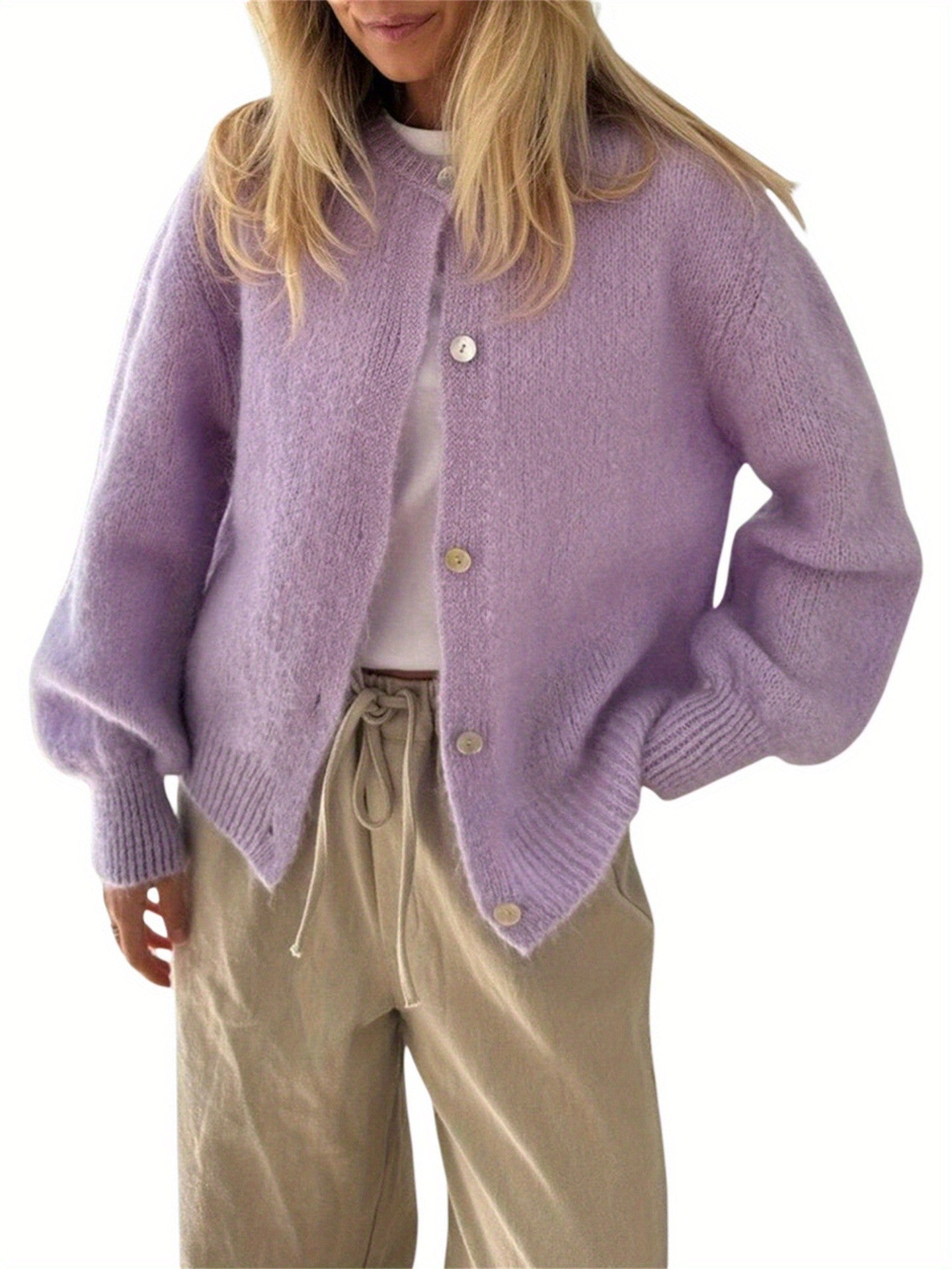 Efterår Ny afslappet sweaterjakke til kvinder