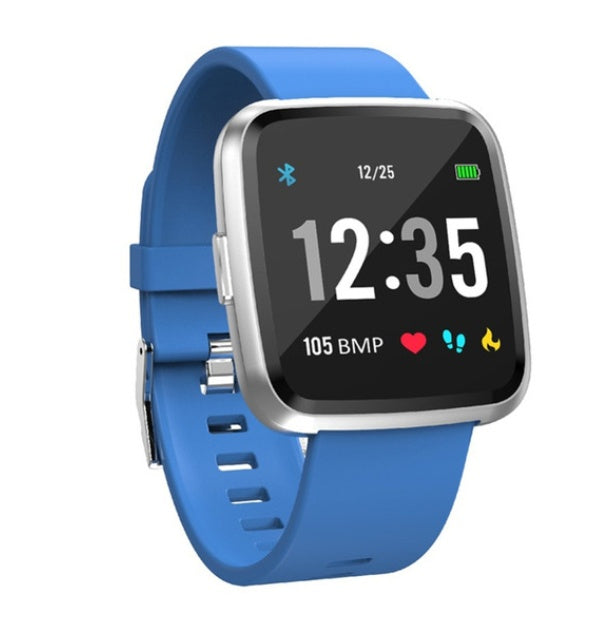 Y7 color screen smart bracelet Q3 steel belt large screen IP68 waterproof step counter heart rate information push foreign trade explosions hot sale