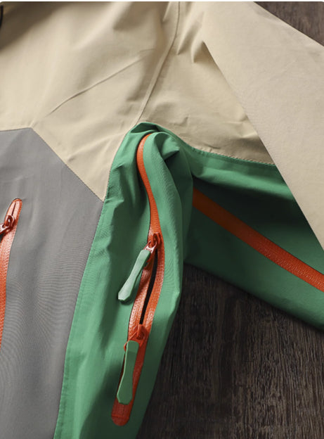 Outdoor Rainproof And Waterproof Full Pressure Glue Hard Shell Shell Jacket