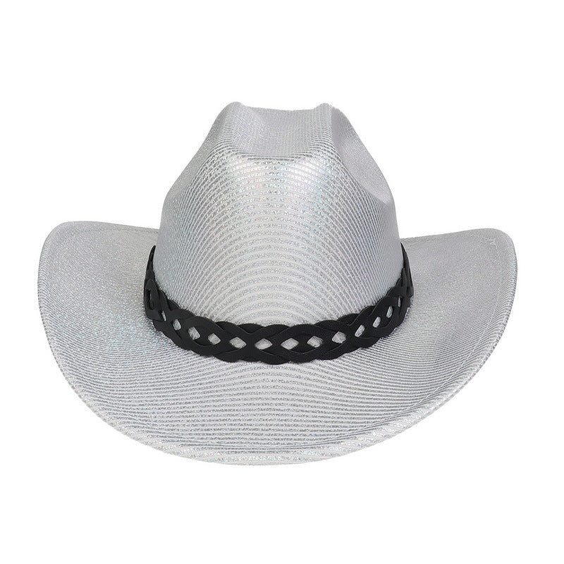 Perlemors Cowboyhat Bold Fest Topper Performance Rekvisitter Kasket