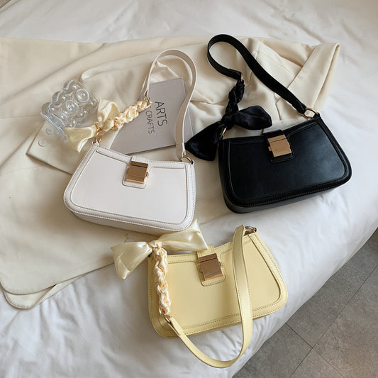 Women's Fashionable One Shoulder Messenger Bag With Foreign Texture