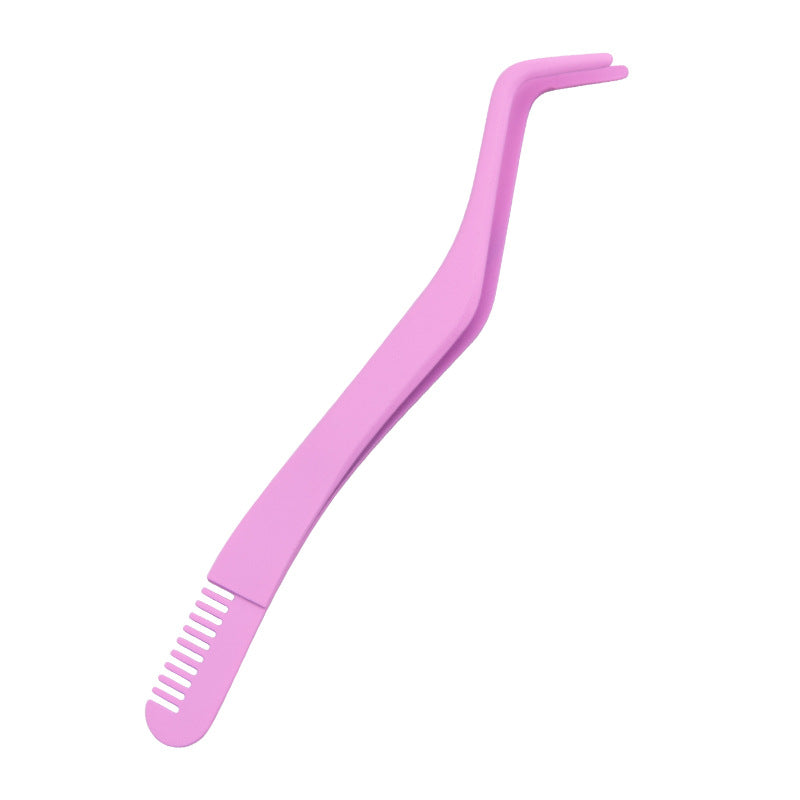 Eyelash With Comb Aid Metal Tweezers Beauty Tools