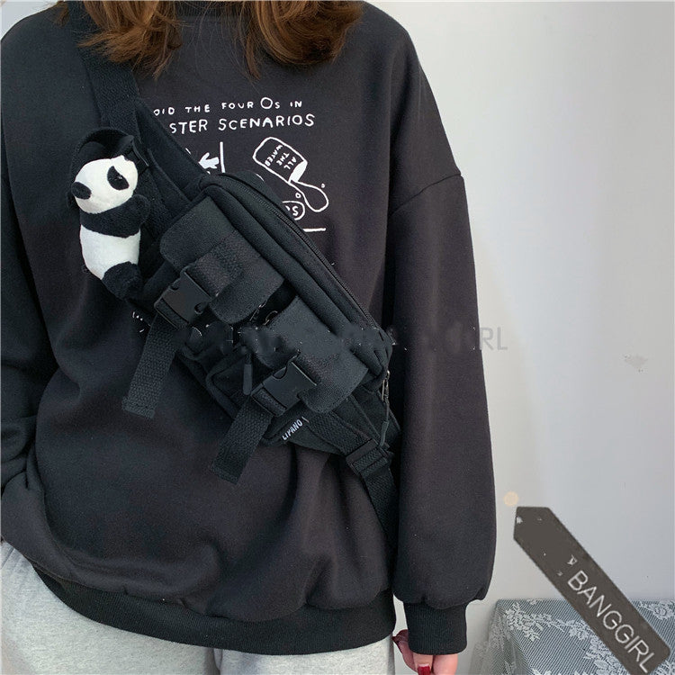 Canvas crossbody bag