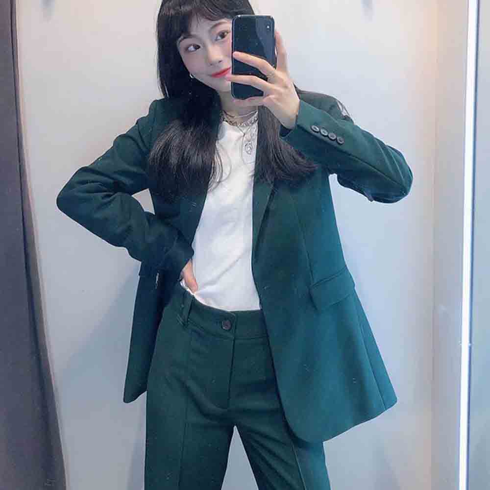 Female Temperament All-match Solid Color Casual Suit Jacket