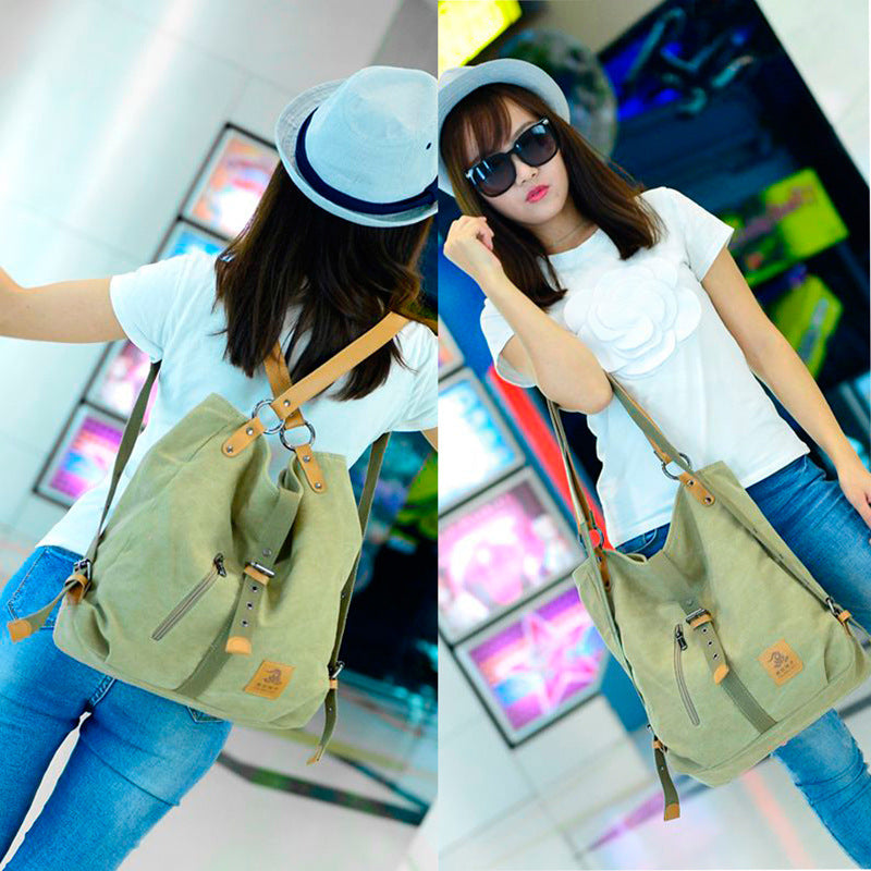 Fashion Multi-Functional Canvas Backpack