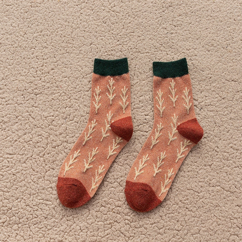 Women's thick tube socks