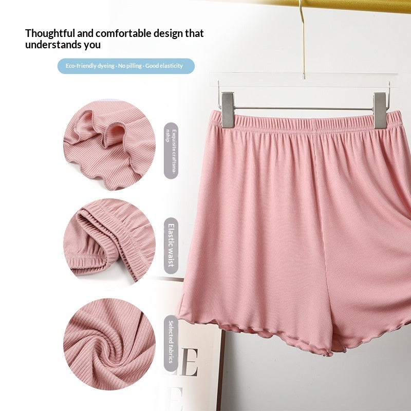 Loose-fitting Bamboo Fiber Cotton High-waisted Plus-size Casual Pants