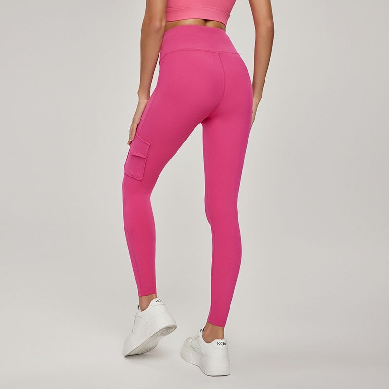 Pull-up Peach Hip Yoga Pants Women's High Waist Workout Trousers