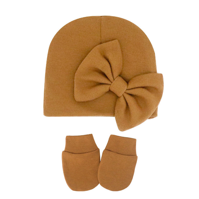 Infant Fetal Hat Newborn Gloves Set