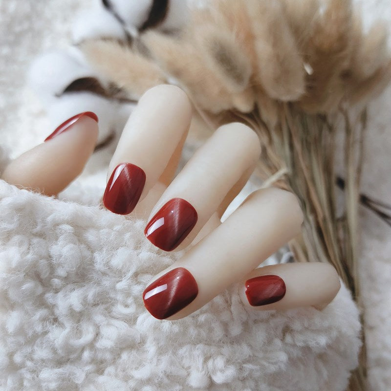 Fashion Net Red Cat Eye Jump Color Nail Art