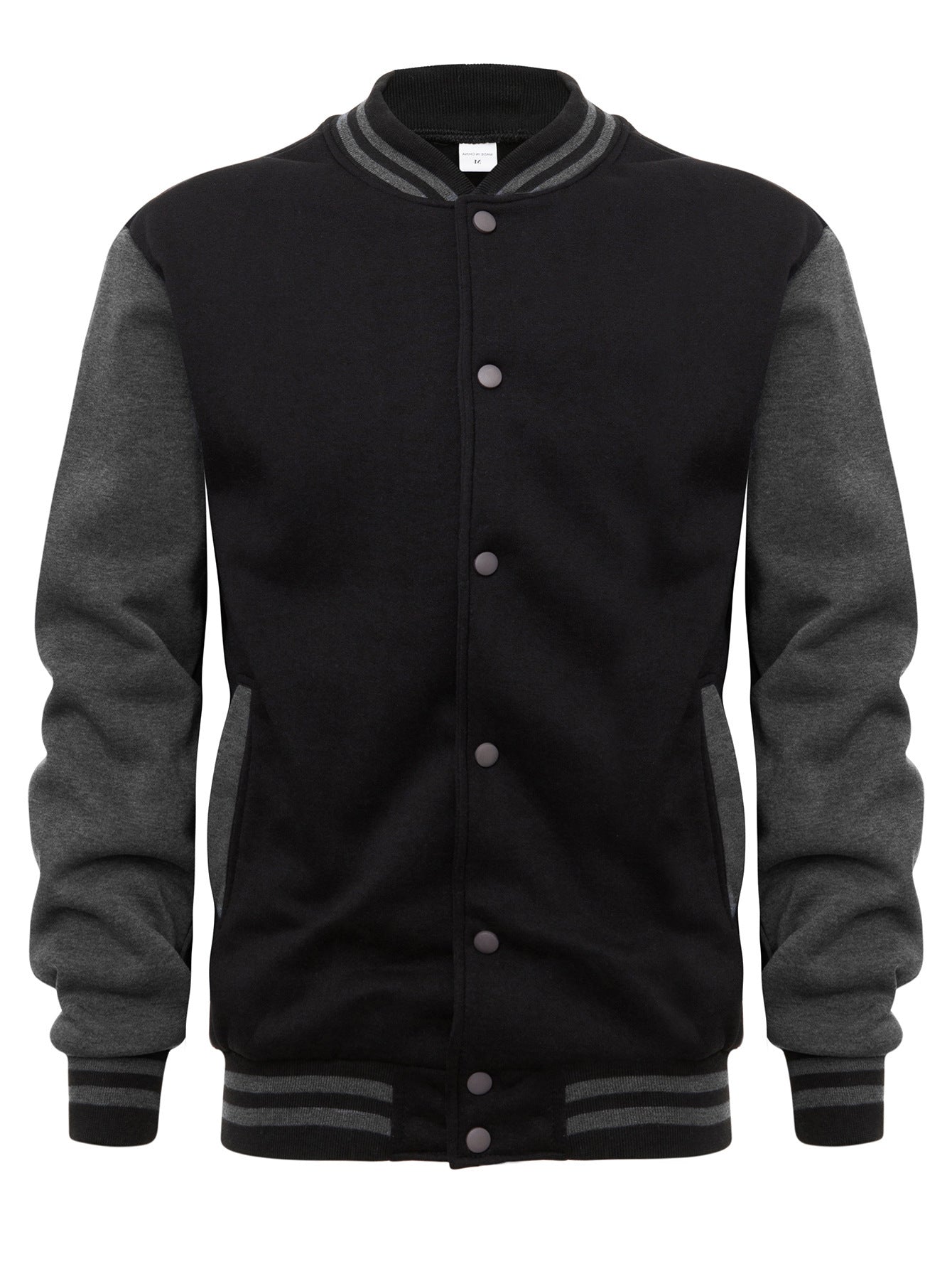 Men's Sweater Fleece Cardigan Coat Button Zipper Casual All-matching Jacket