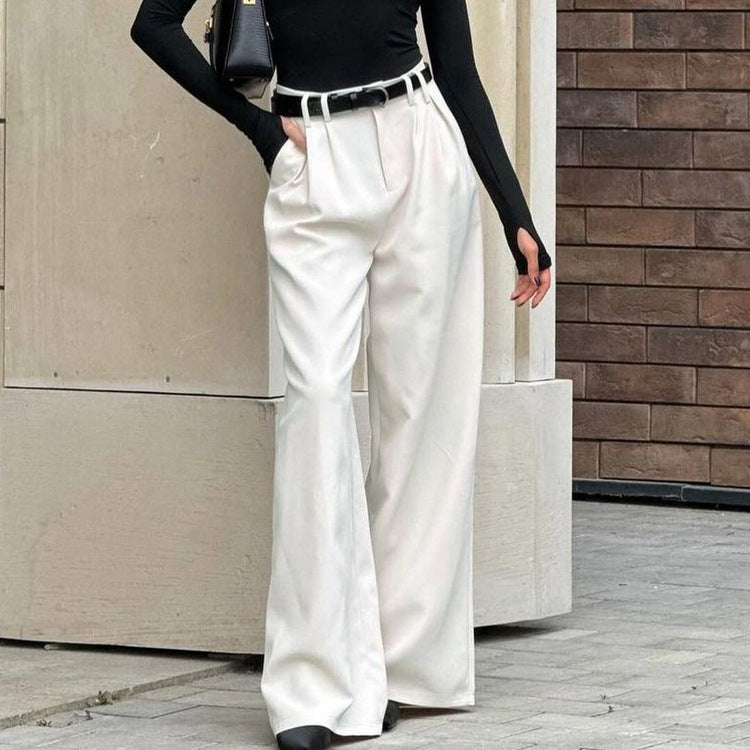 High Waist Loose Wide Leg Casual Pants