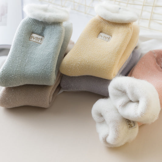 Thickened Warm Brushed Women's Tube Socks