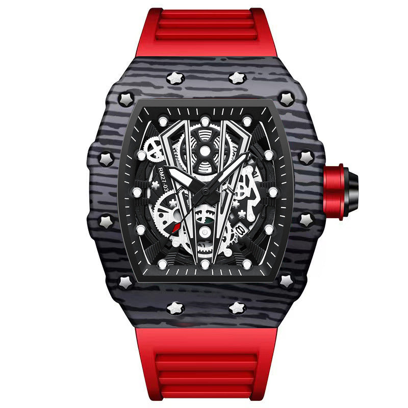 Bucket Shaped Quick Waterproof Men's Quartz Watch