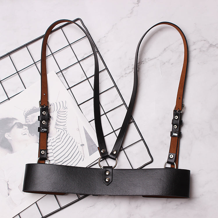 Decoration, Suspender Belt, Wide Belt, Dress All-match, Suspender-style Waist Belt