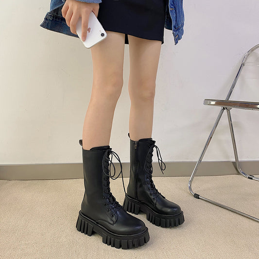 Retro British Style Fashion Niche Design Martin Boots