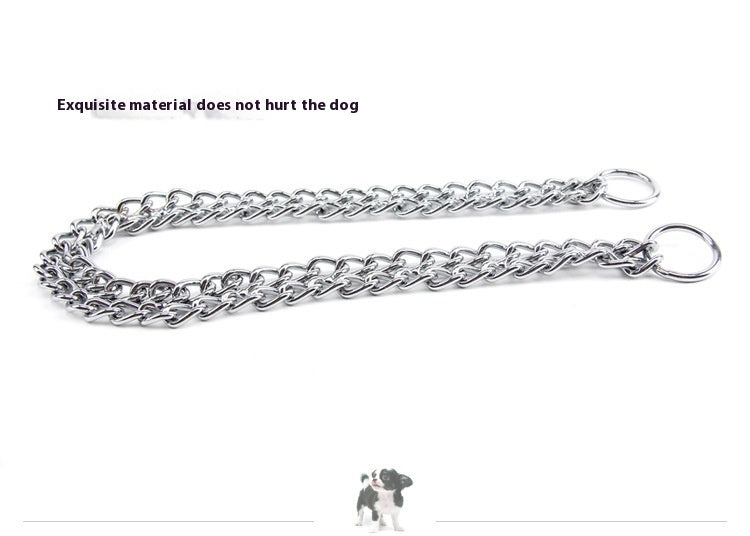 Pet Supplies Collar Double Row Carbon Steel