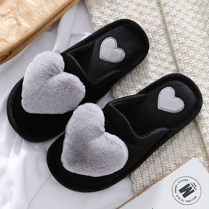 Cotton Slippers Floor Non-slip Warm Korean Women's