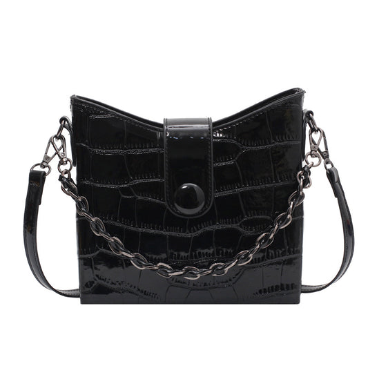 PU Bag Casual Dumpling Bag Light Portable Messenger Bag