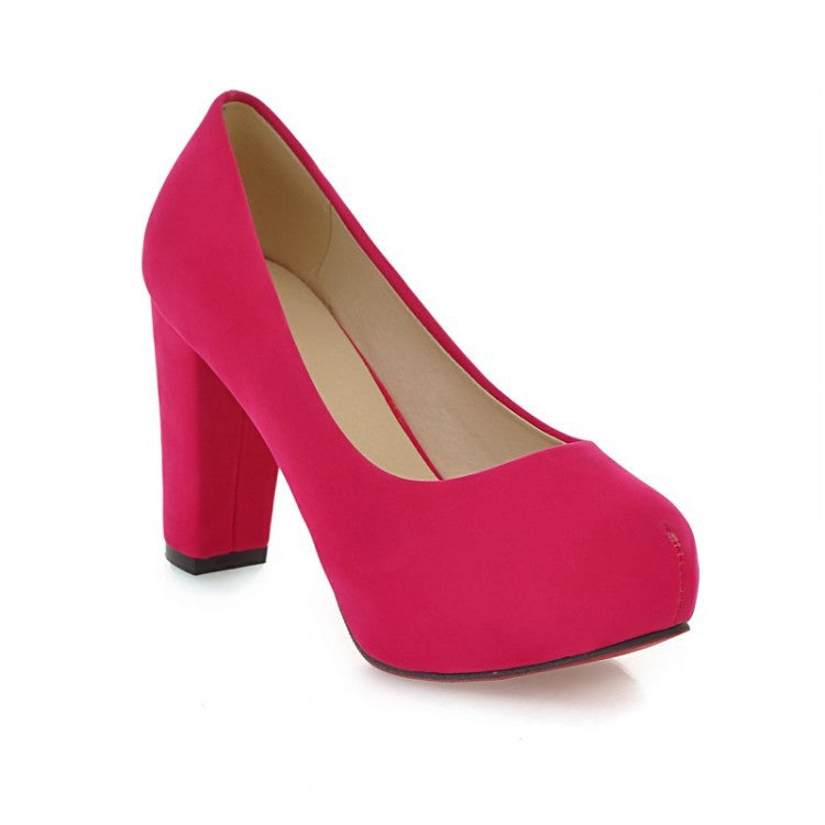 Women's shoes: sweet and versatile solid color