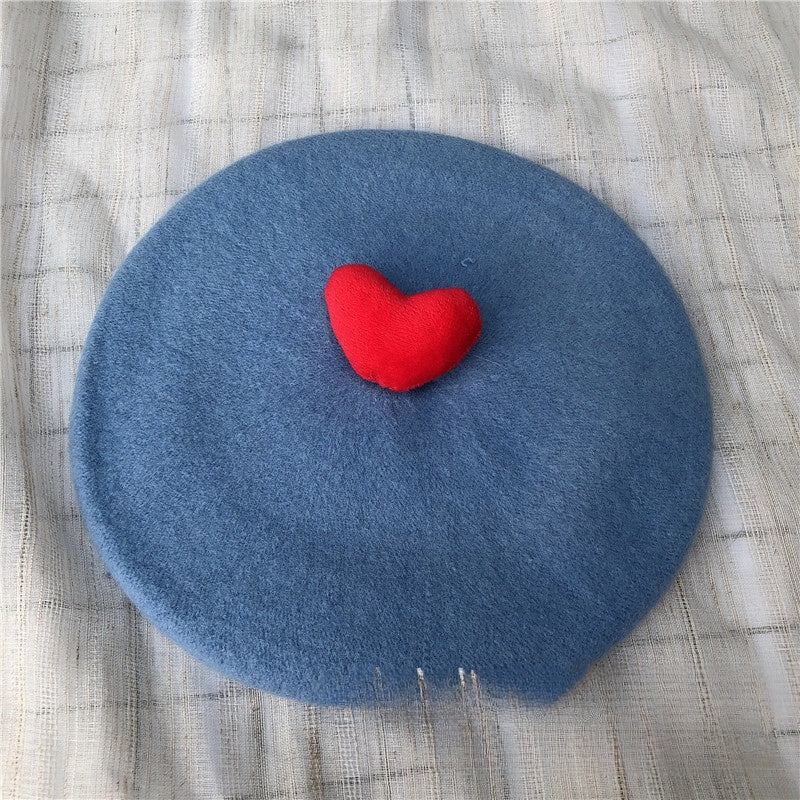 Wool Painter Japanese INS Same Love Parent-child Beret