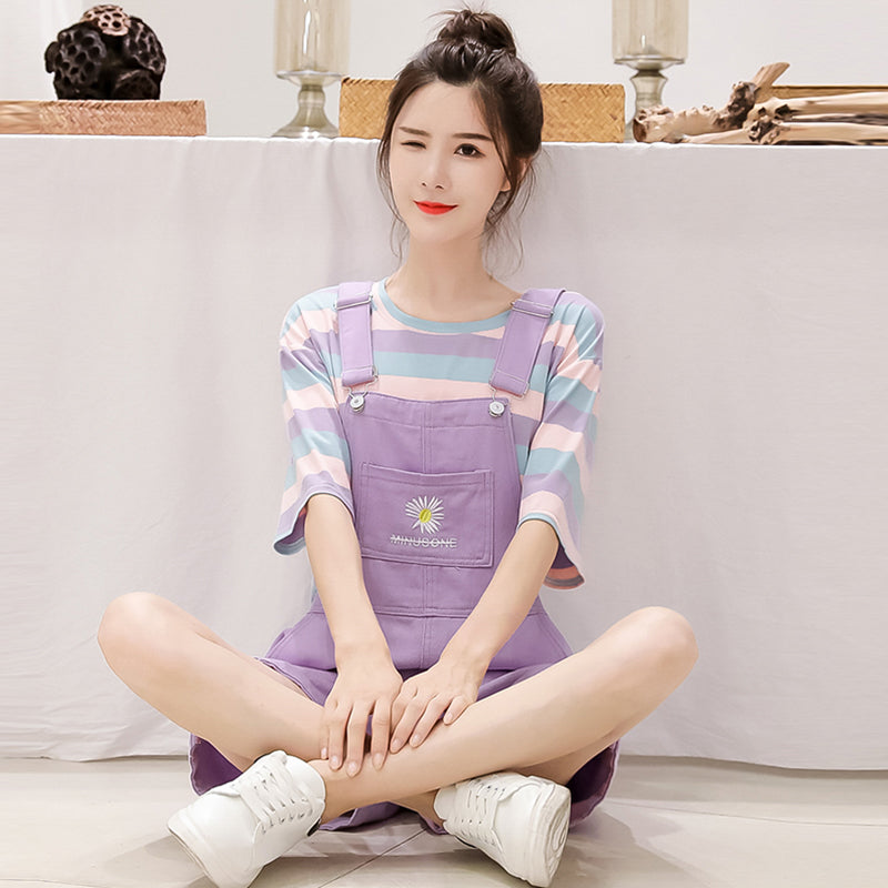 Denim Overalls For Girls And Big Children's Summer Clothes