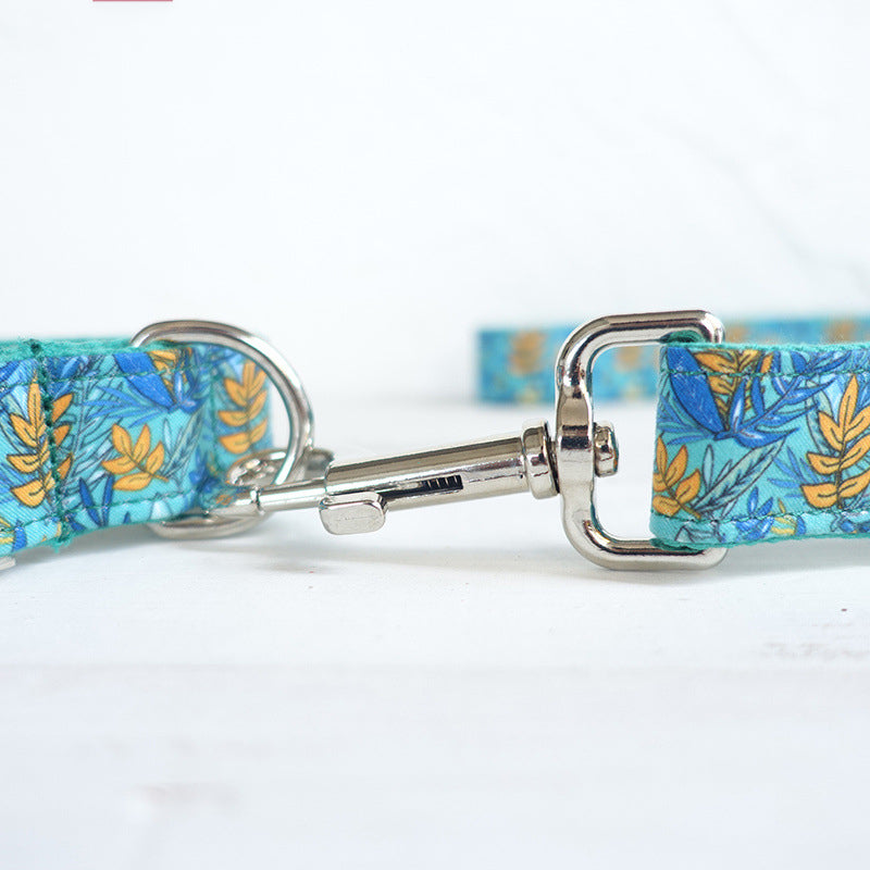 Dog collar pull rope leash