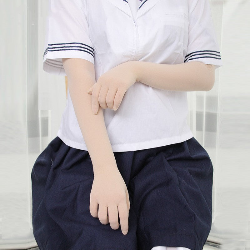 Ultra-thin Five Finger Pantyhose Gloves Seamless Anti Hook Silk